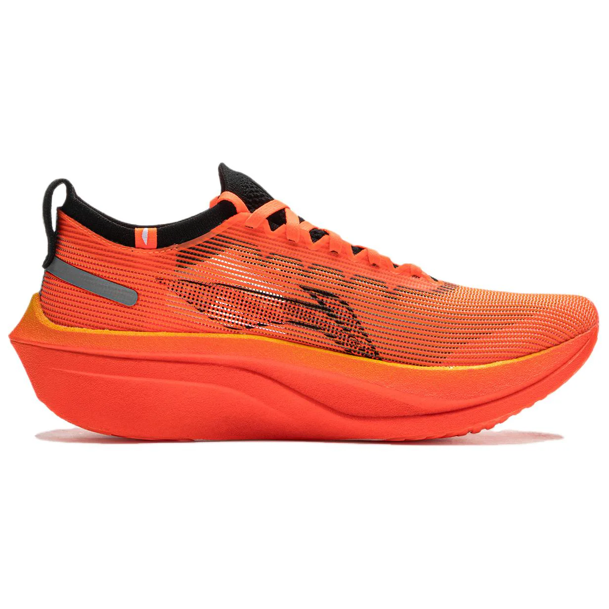 LiNing Feidian 4 Elite Running Shoes 'Orange Black' - Image 2