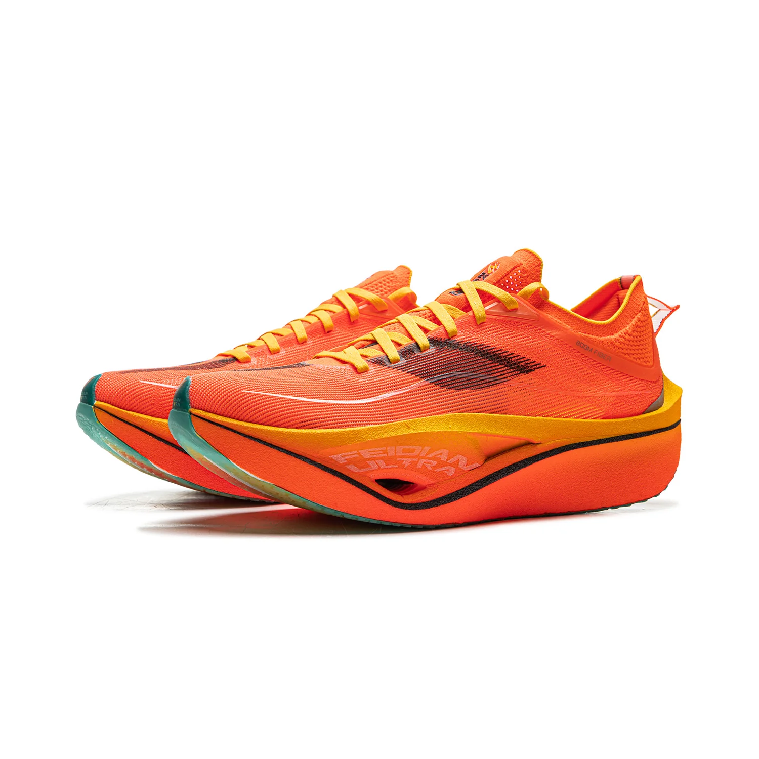 LINING Feidian 4 Ultra Running Shoes 'Neon Vibrant Orange' - Image 3