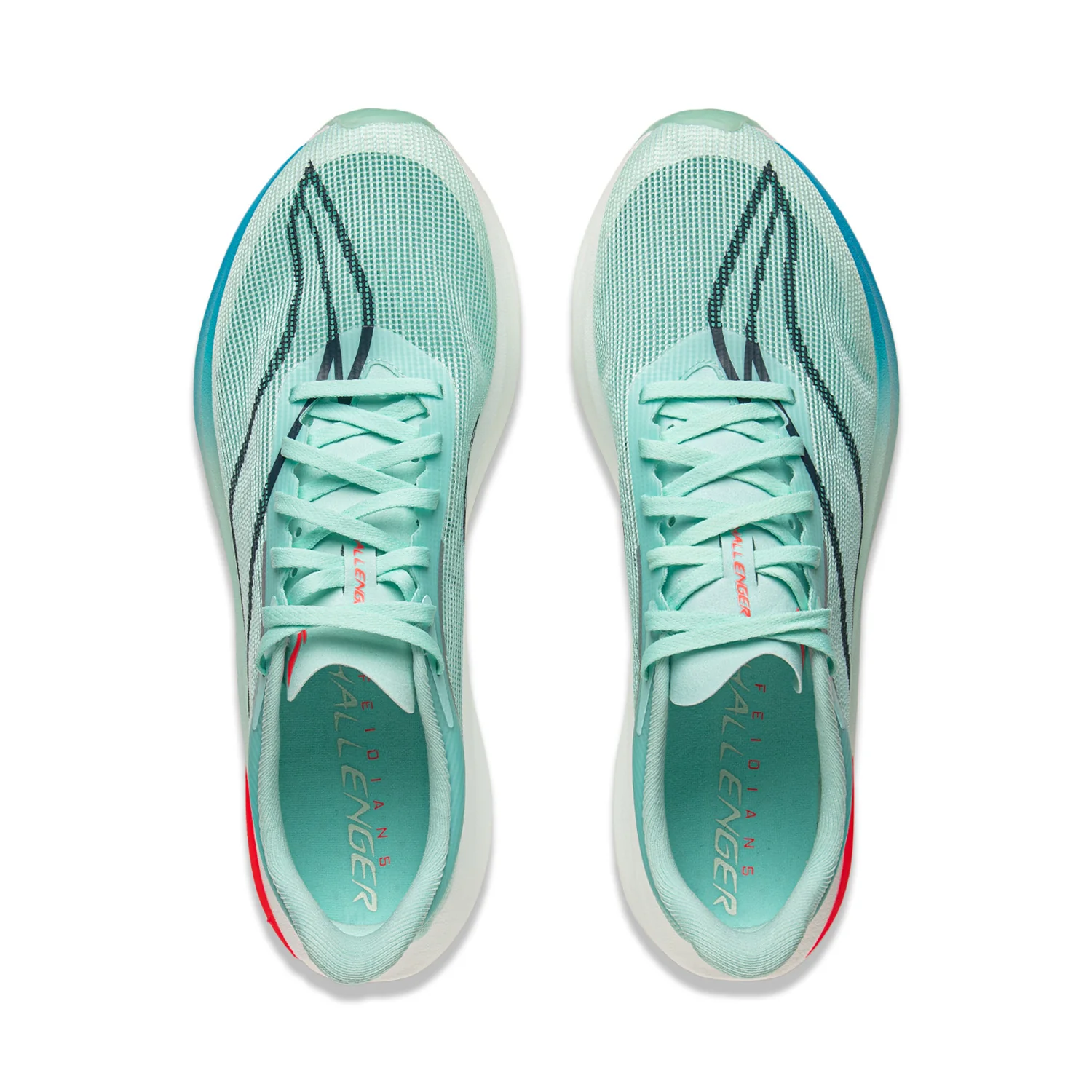 LiNing Feidian 5 Challenger Carbon Plate Racing Running Shoes 'Island Blue' - Image 4