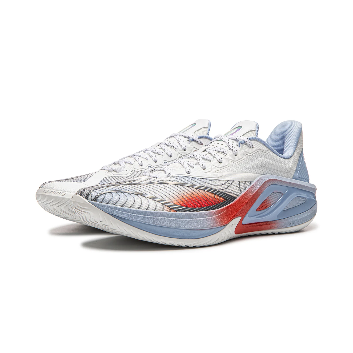 LiNing Hurricane 2 Limitless Power Cold Blade 'White Blue Red' - Image 3