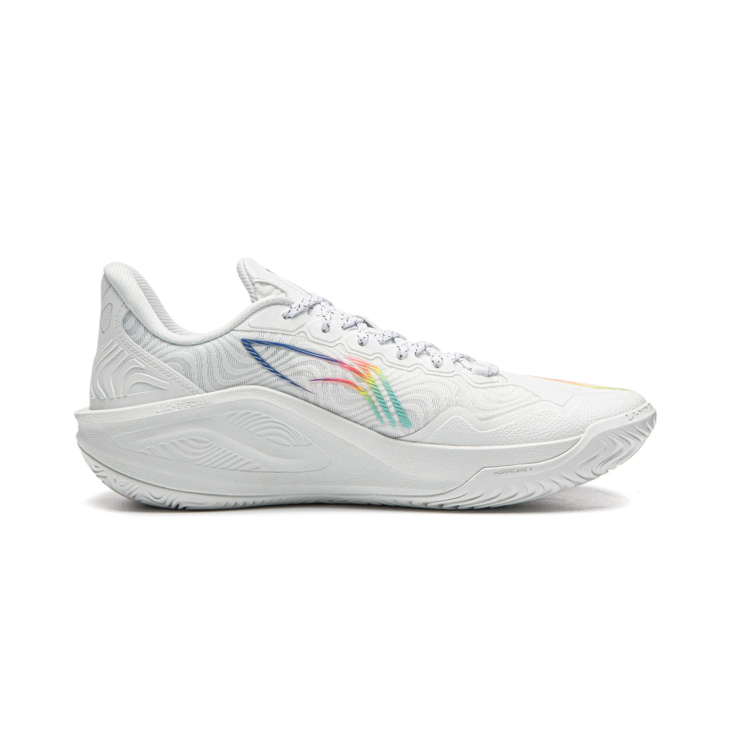 LiNing Hurricane 2 Limitless Power White Rainbow 'White' - Image 2