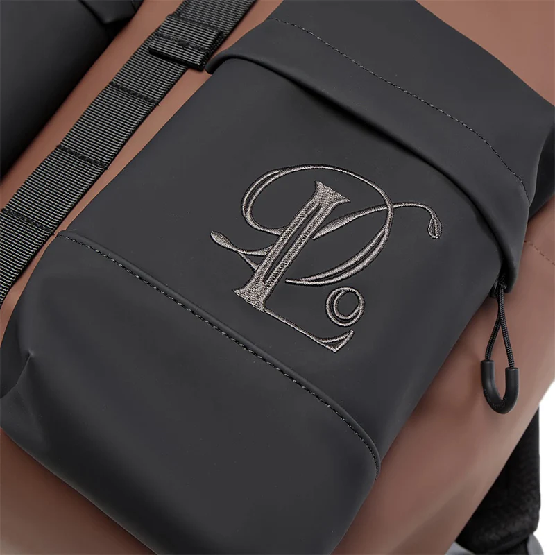 LiNing Polyurethane Backpack Regular Unisex Umber & Black - Image 10