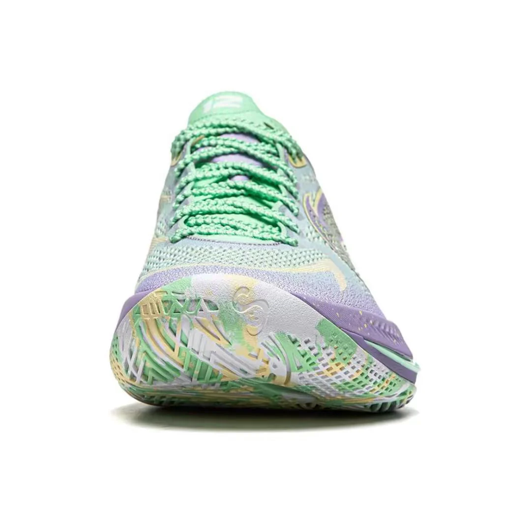 LiNing Sonic 12 V2  'Green Purple' - Image 4