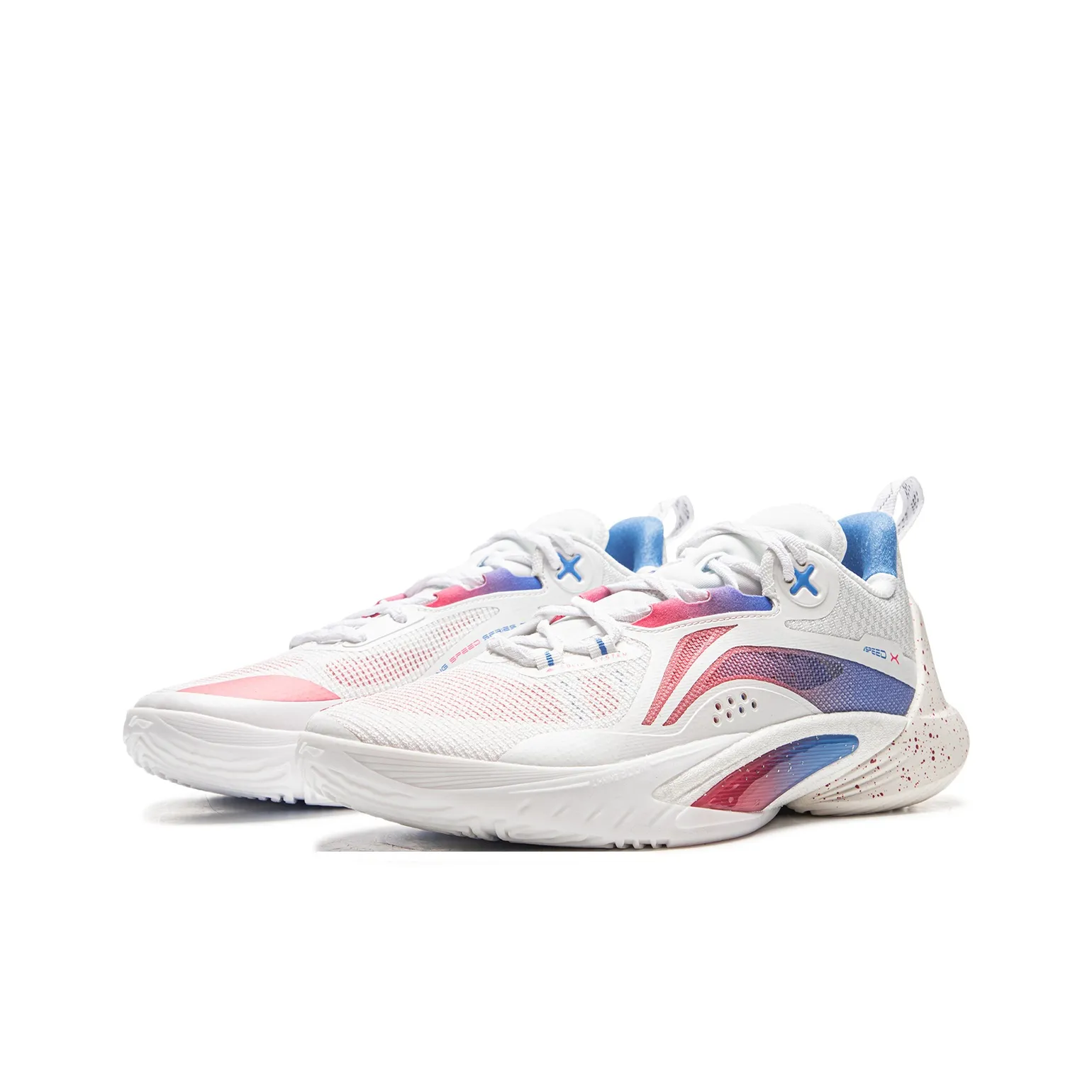 LiNing Speed 10 ‘White Pink Blue' - Image 3