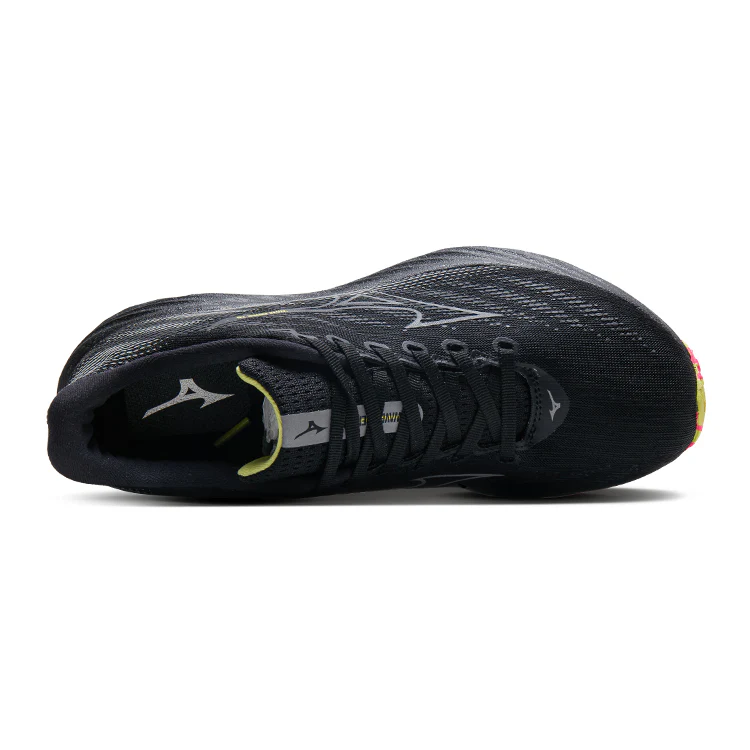 Mizuno Wave Rider 28 'Black Sunny Lime' - Image 4