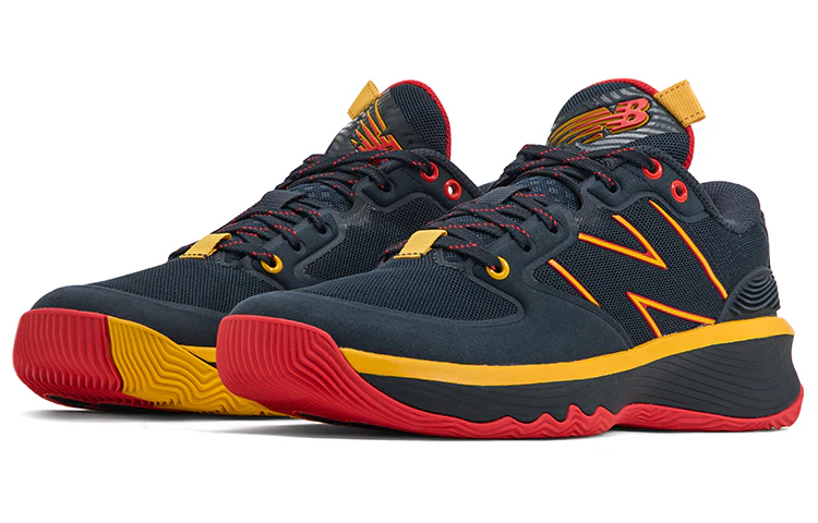 New Balance Hesi Low Outer Space Red Yellow - Image 3