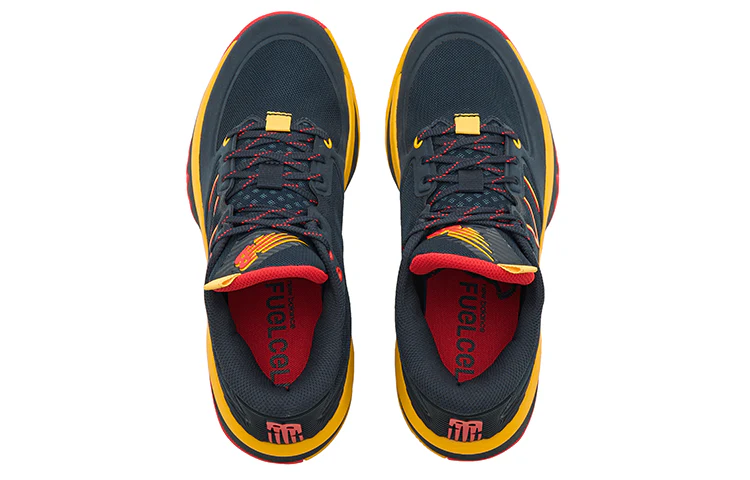 New Balance Hesi Low Outer Space Red Yellow - Image 4
