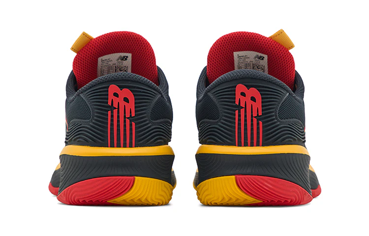 New Balance Hesi Low Outer Space Red Yellow - Image 5