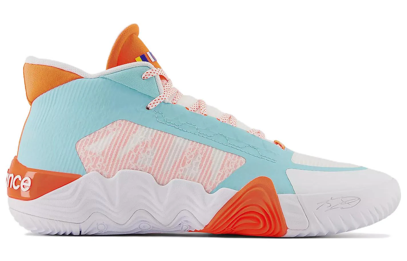 New Balance Kawhi 2 Ocean Blue Orange - Image 3