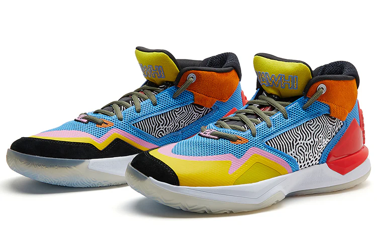 New Balance Kawhi Light Cobalt Atomic Yellow - Image 3