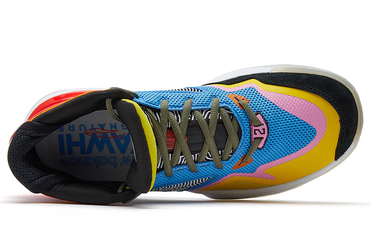 New Balance Kawhi Light Cobalt Atomic Yellow - Image 4