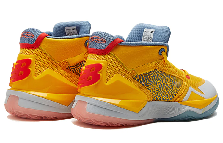 New Balance Kawhi Team Gold Dark Peacock Blue - Image 4