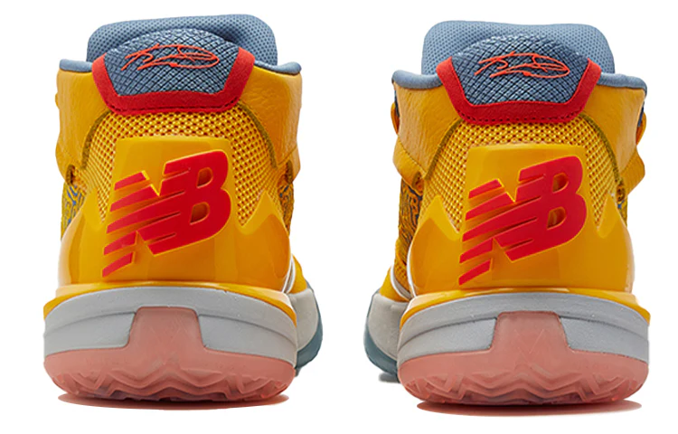 New Balance Kawhi Team Gold Dark Peacock Blue - Image 5
