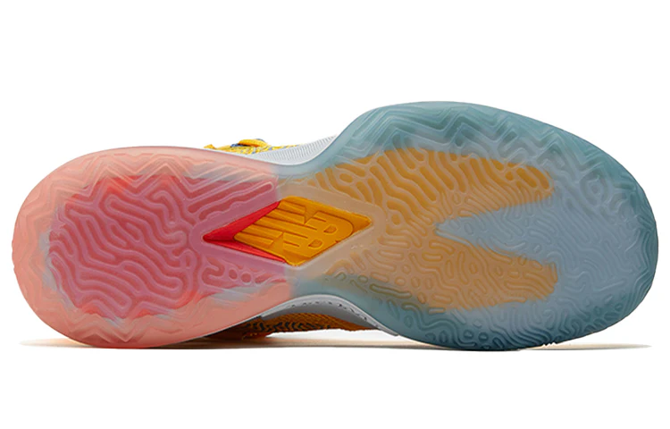 New Balance Kawhi Team Gold Dark Peacock Blue - Image 6