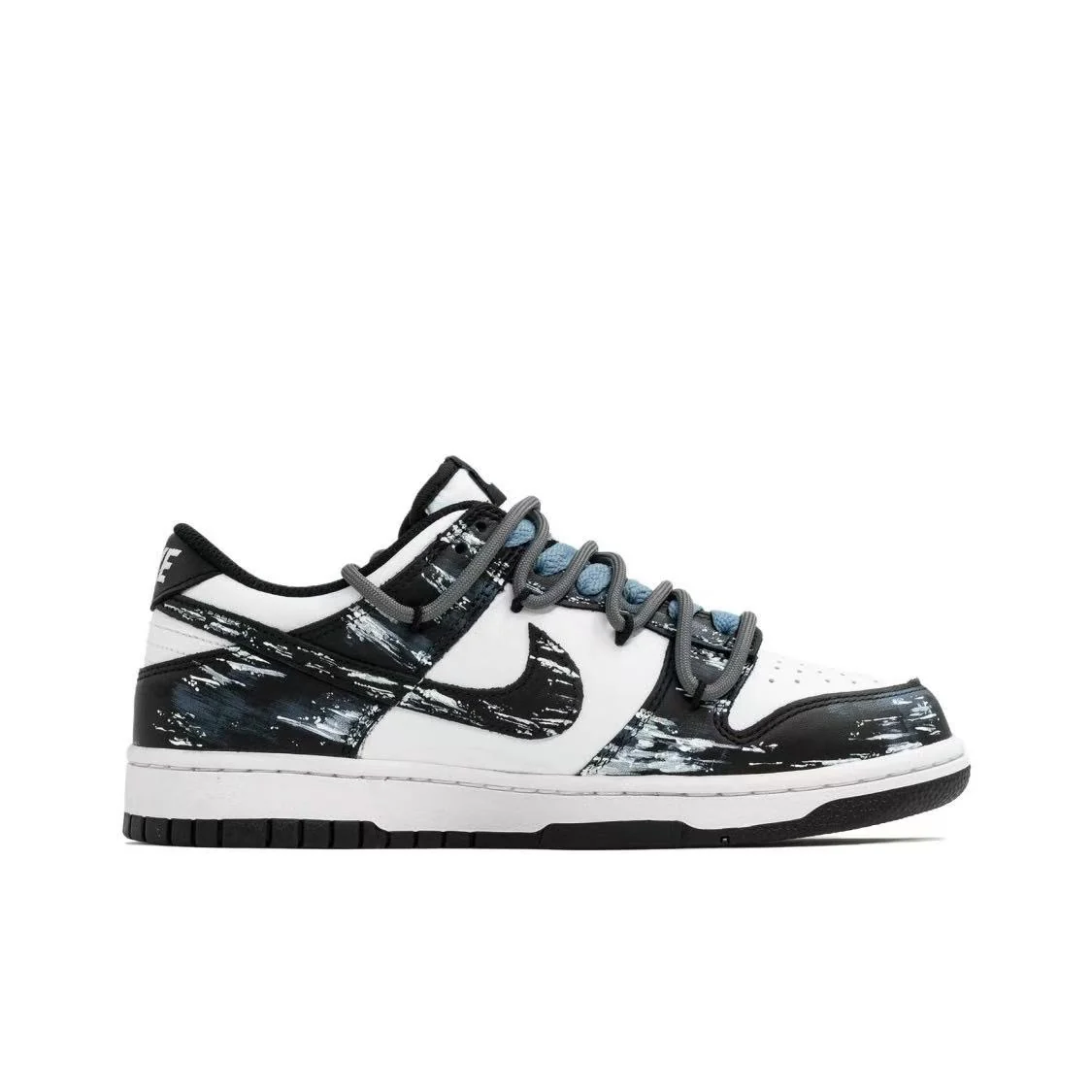 Nike Dunk Low Top 'Ink Star Glow' [Customized] - Image 2