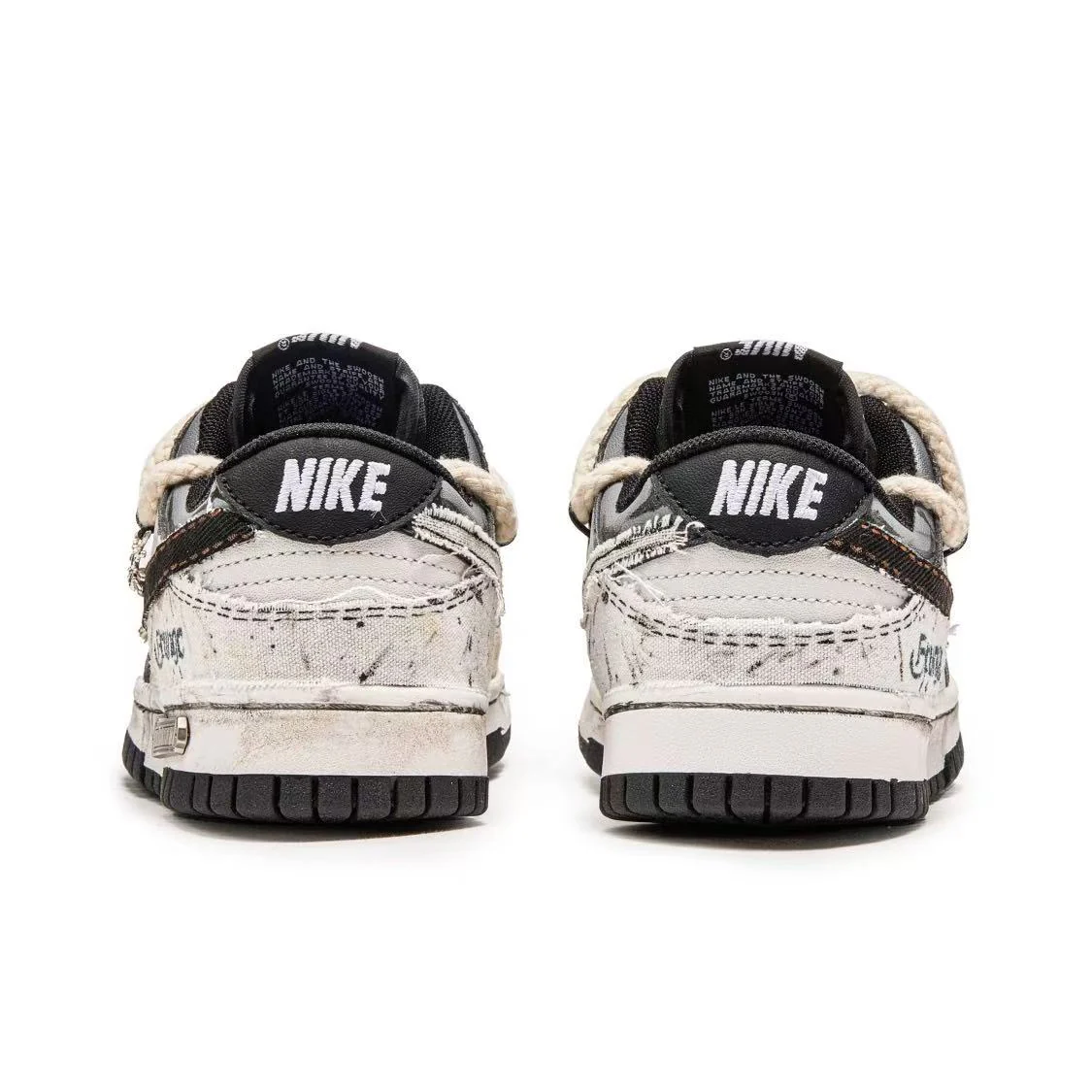 Nike Dunk Low Top 'Rashomo' [Customized] - Image 4