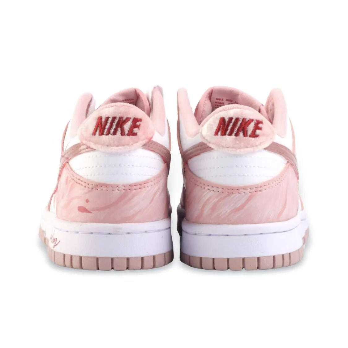 Nike Dunk Low Top 'Rose Garden' [Customized] - Image 4