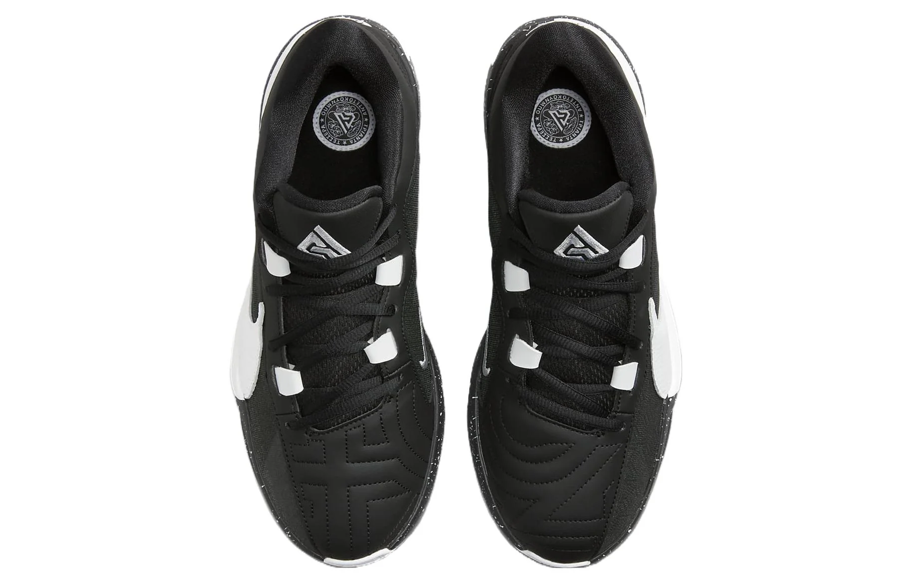 Nike Giannis Freak 5 'Splash Ink Black White' - Image 4