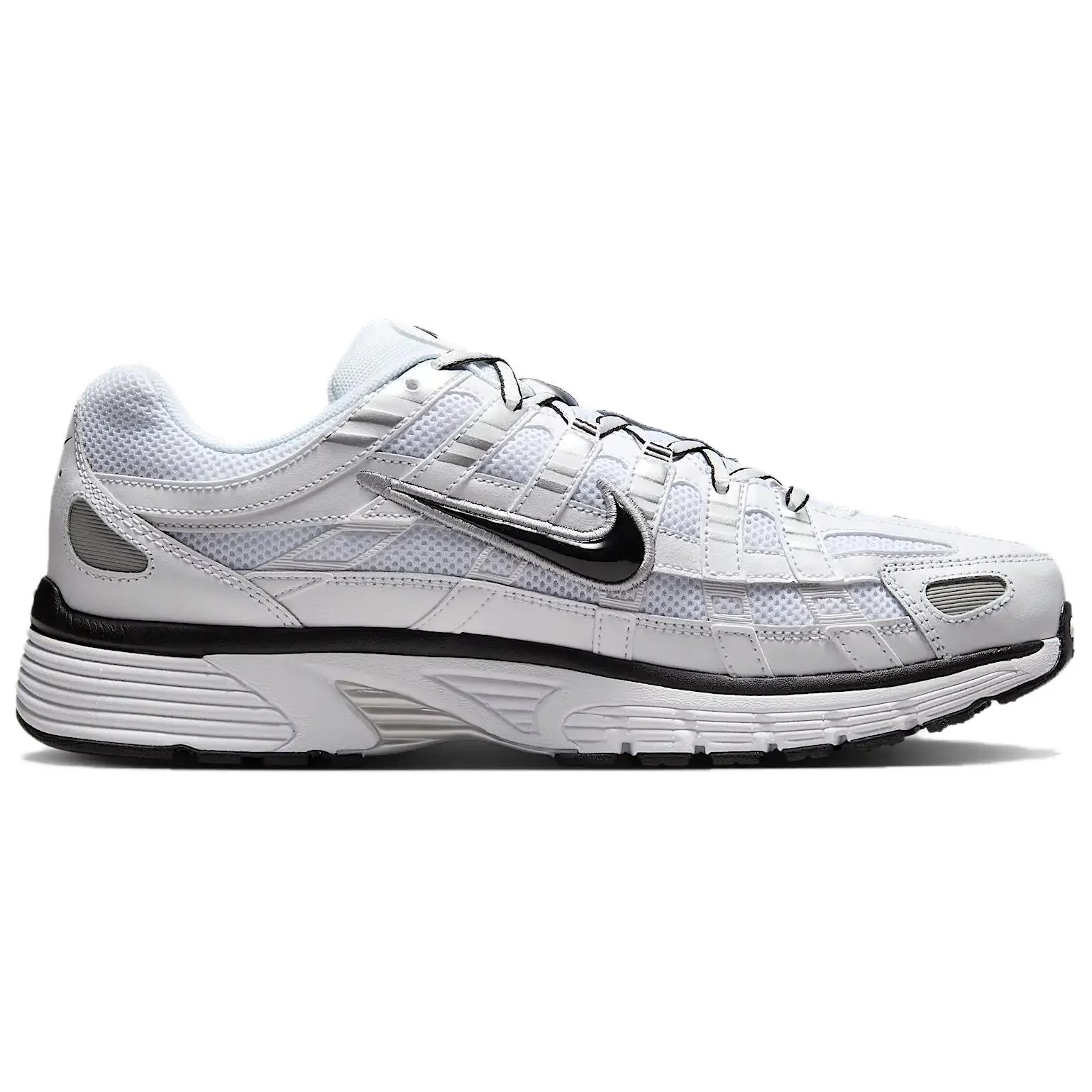 Nike P 6000 'White Metallic Silver Black' - Image 2