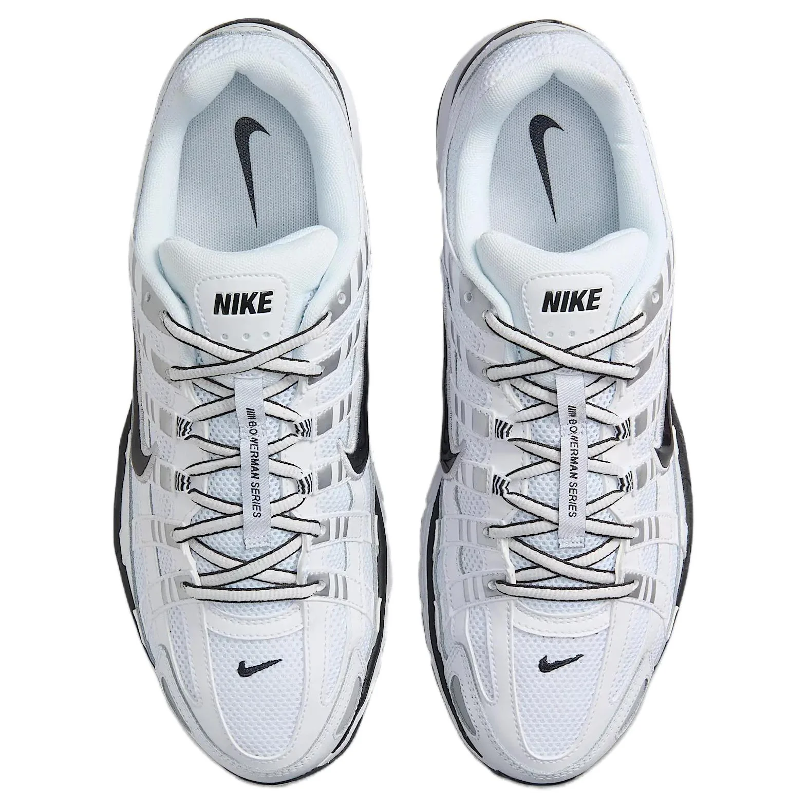 Nike P 6000 'White Metallic Silver Black' - Image 4