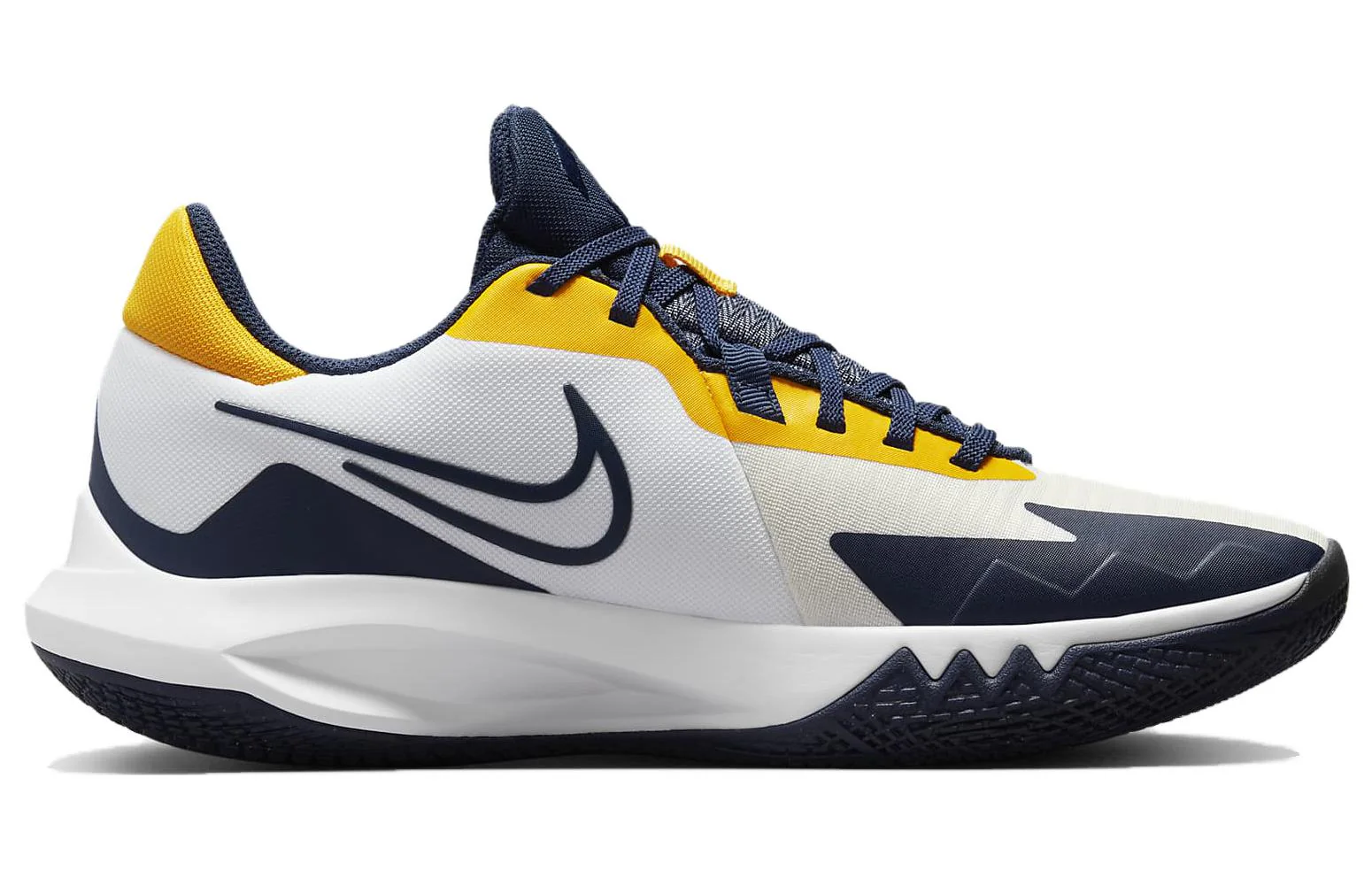 Nike Precision 6 'White Midnight Navy Gold' - Image 2