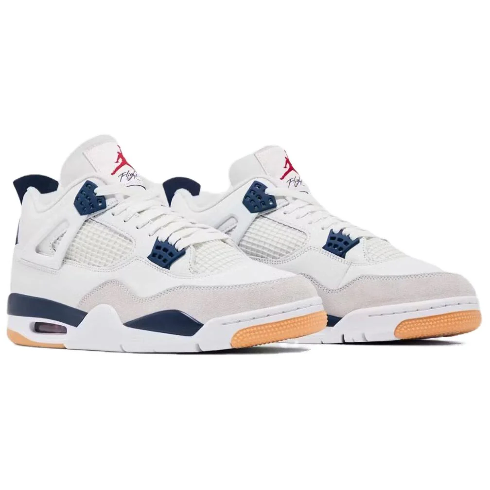 Nike SB x Jordan Air Jordan 4 'White Blue' - Image 3