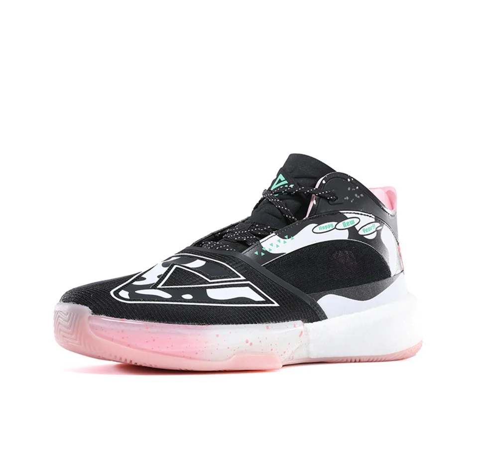 Peak AW Andrew Wiggins Big Triangle 'Black White Pinkā - Image 3
