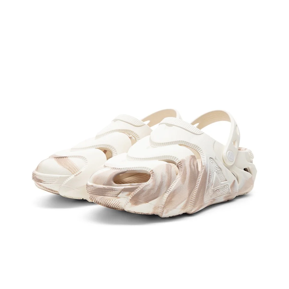 Peak Kunpeng Slippers ‘White and Brown’ - Image 3