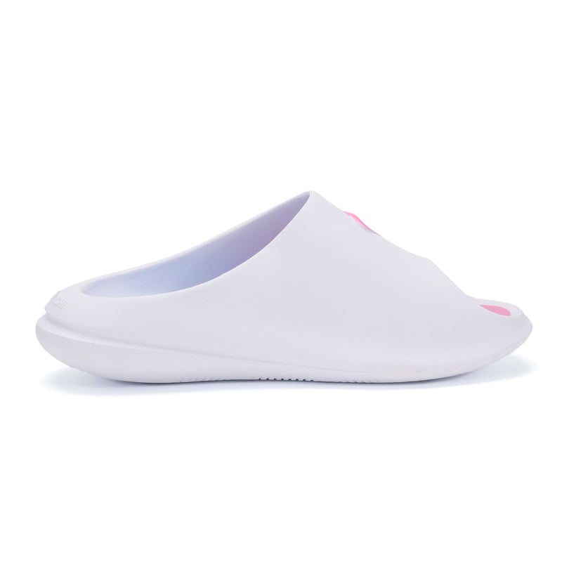 PEAK Taichi Little Chubby Slippers 'White Pink Blue' - Image 2