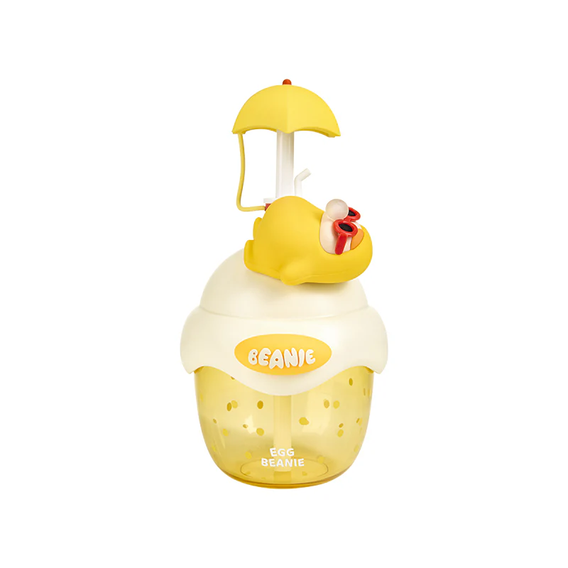 POP MART Beech PUCKY Egg Bean Collection Straw Cup