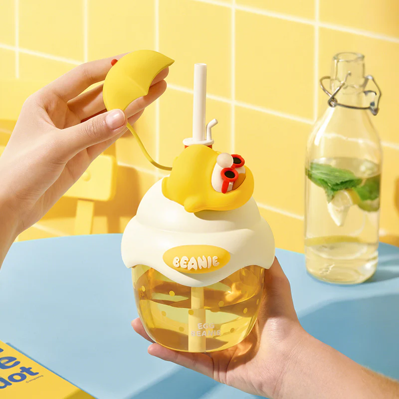 POP MART Beech PUCKY Egg Bean Collection Straw Cup - Image 3