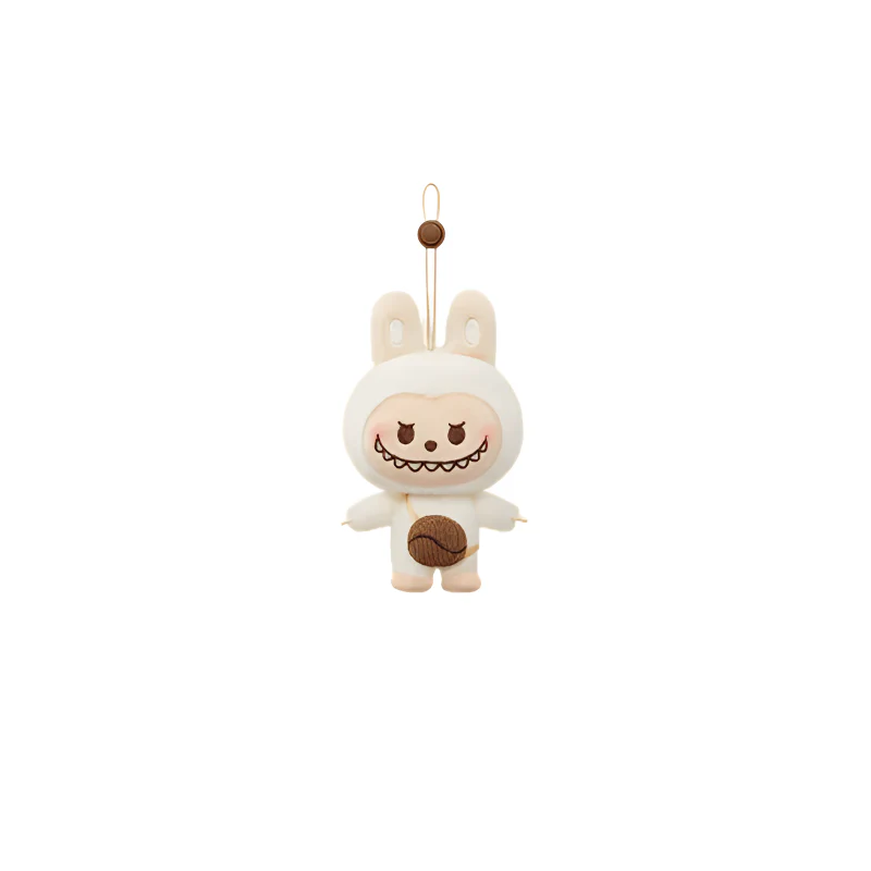 POP MART Bubbles Cute Bean Coffee Factory Collection Plush Pendant - Image 4