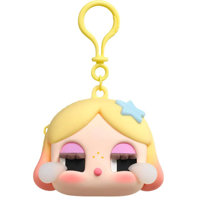 POP MART CRYBABY SHINY Collection Crybaby Doll Earphone Case Gold, Brown Merch - Image 2