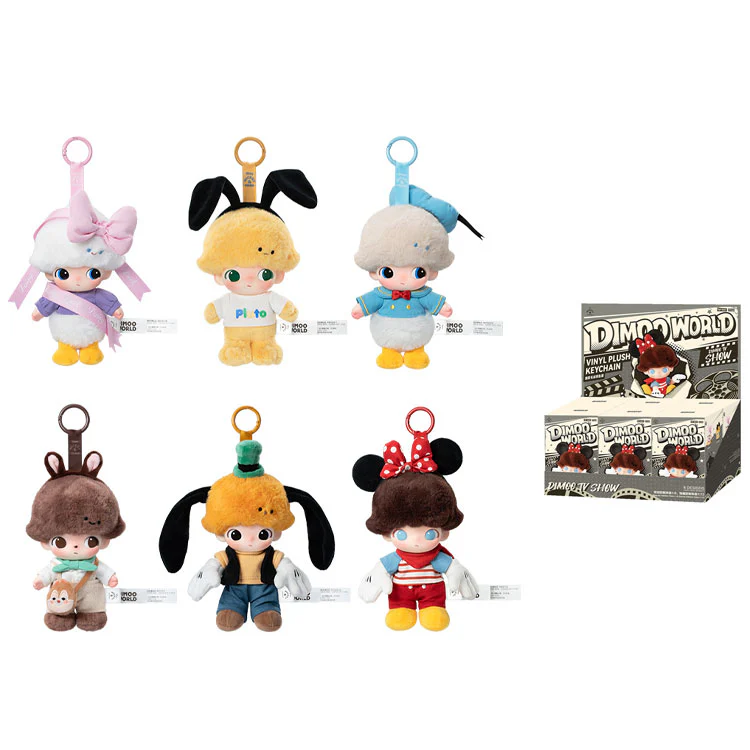 POP MART Dimoo World X Disney Series Vinyl Plush Keychain Single Blind Box - Image 7