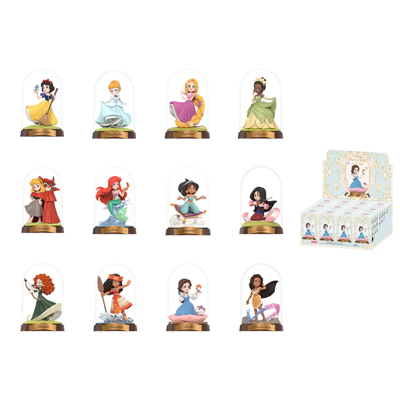 POP MART Disney, Snow White, Belle, Jasmine, Merida Innovation World Collection Mystery Boxes - Image 3