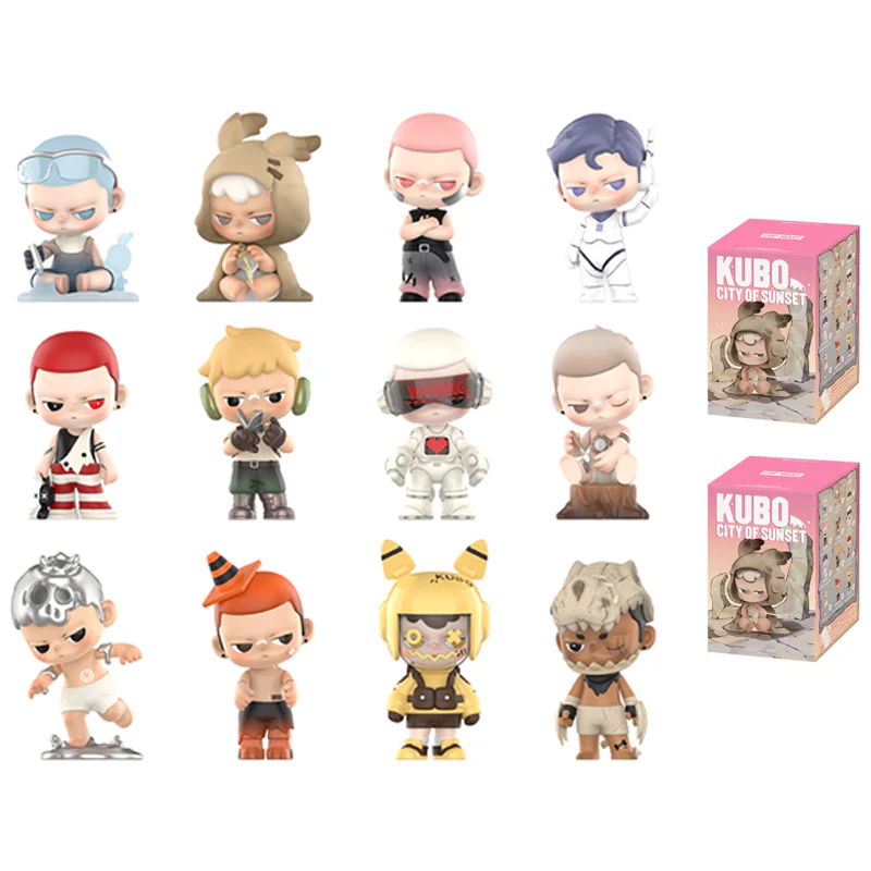 POP MART KUBO Sunset City Collection Figure Mystery Boxes Single Mystery Box/Full Box 12 Pcs - Image 2