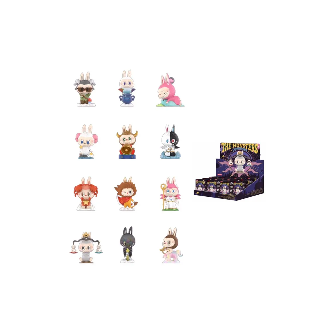 POP MART LABUBU THE MONSTERS Constellation Collection Mystery Boxes Single Mystery Box/Full Box 12 Pcs - Image 3