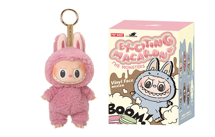 POP MART Labubu The Monsters Exciting Macaron Vinyl Plush Pendant - Image 13
