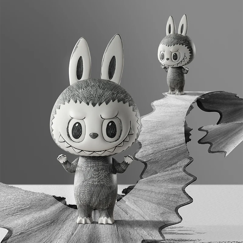 POP MART Mega Labubu Sketch 400% - Image 3