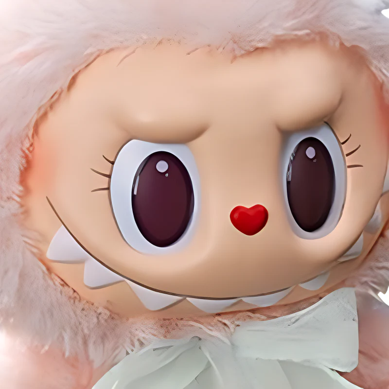 POP MART MOKOKO Sweetheart Collection, Wonderland Limited LABUBU CLOSE TO SWEET Trendy Figures 38cm - Image 3