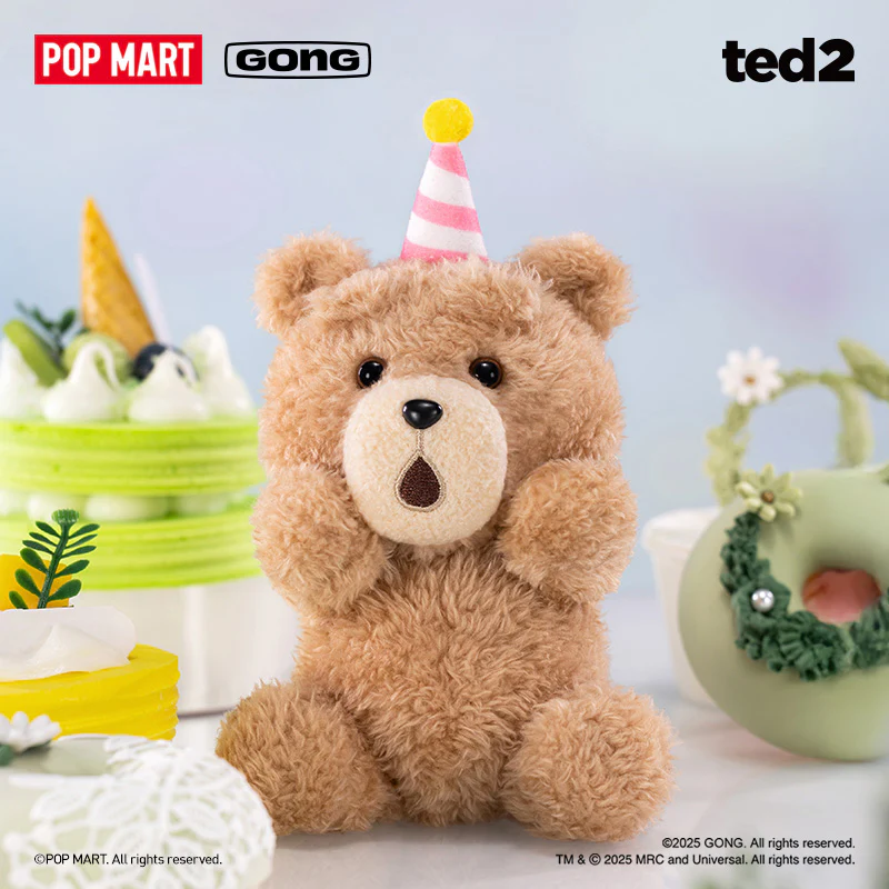 POP MART POP MART Ted2 Teddy Bear Action Plush Pendant Series - Image 3