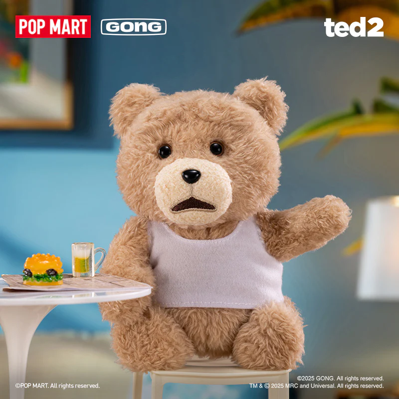 POP MART POP MART Ted2 Teddy Bear Action Plush Pendant Series - Image 4