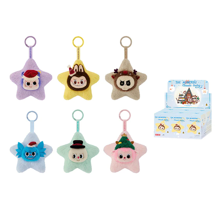 POP MART THE MONSTERS Classic Collection Shiny Plush Pendant Mystery Boxes - Image 3