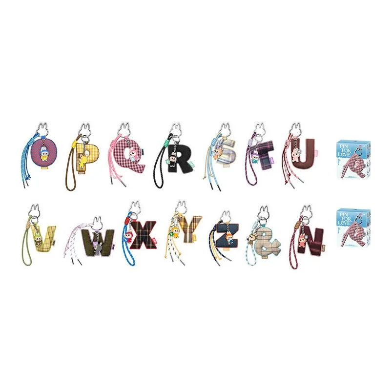 POP MART The Monsters LABUBU Pin For Love Collection Letter Pendant Blind Box - Image 5