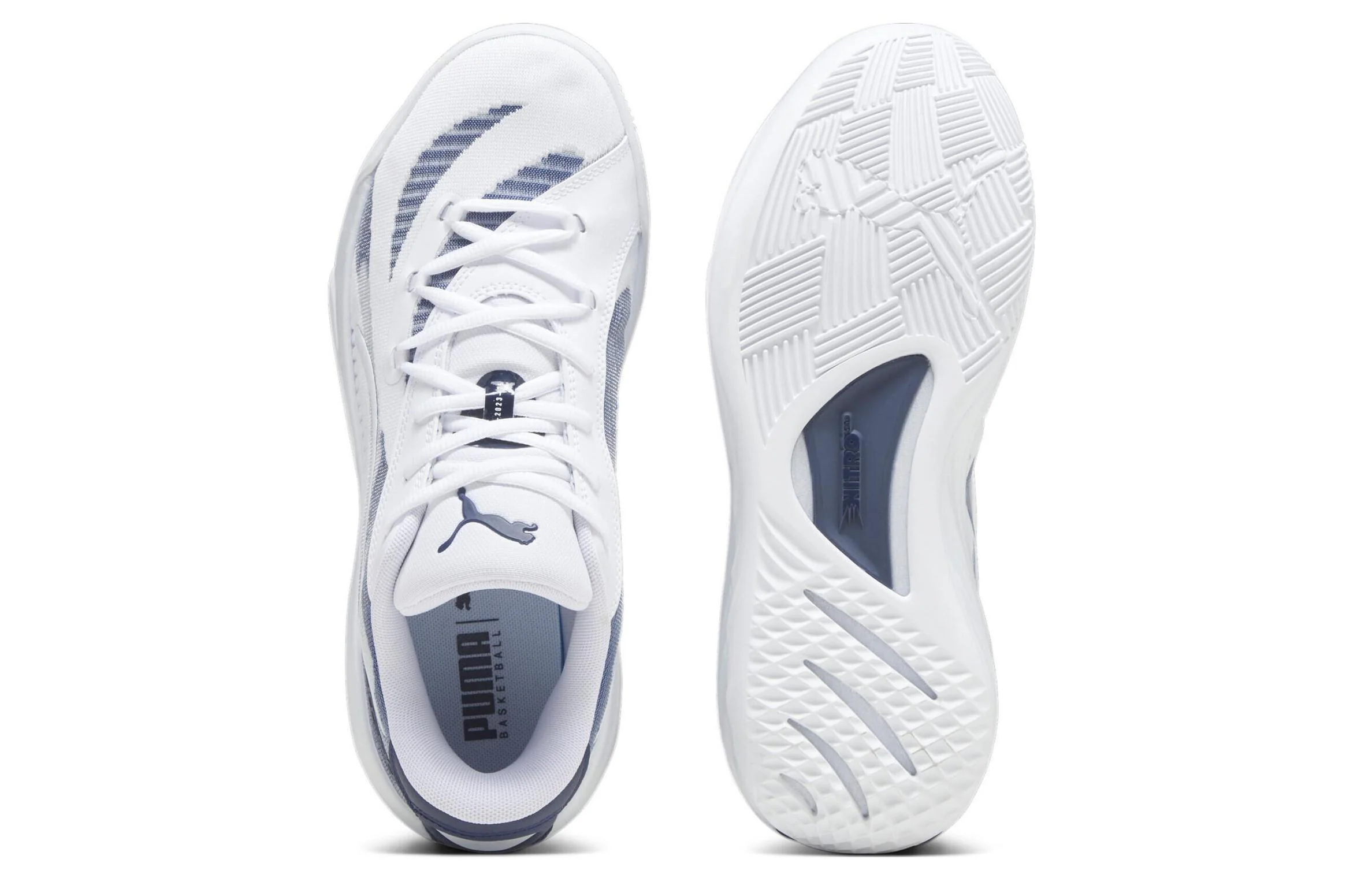 Puma All-Pro Nitro White Navy - Image 4