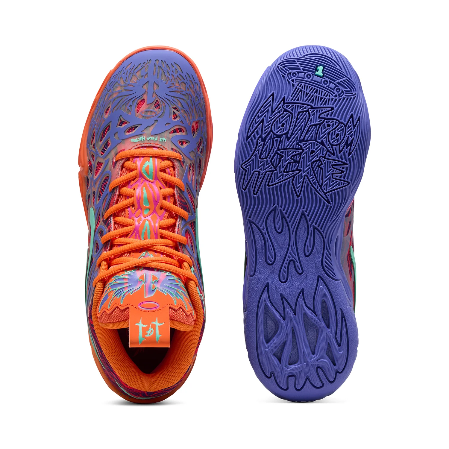 PUMA LaMelo Ball MB.04 Lo 'Purple Orange' - Image 5