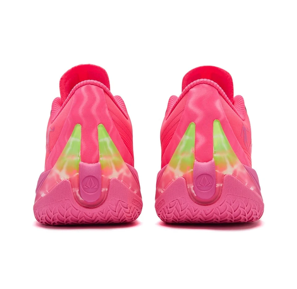 Qiaodan Fangs 3.0 ‘Neon Pink Flash Green’ - Image 4