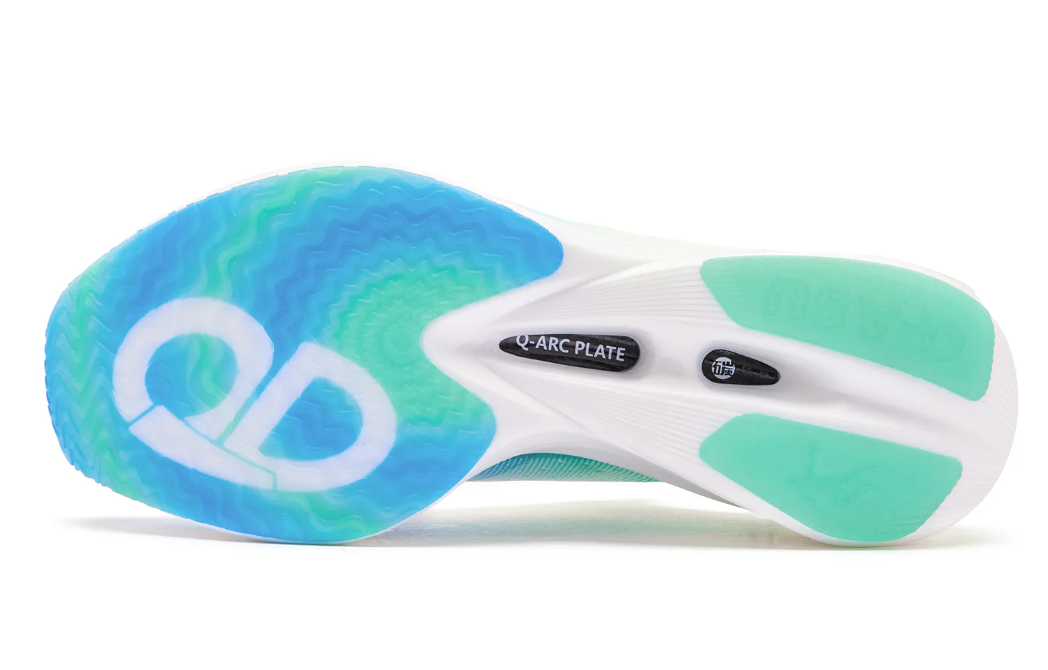 QIAODAN Feiying PB4.0 Running Shoes 'White Blue Green' - Image 6