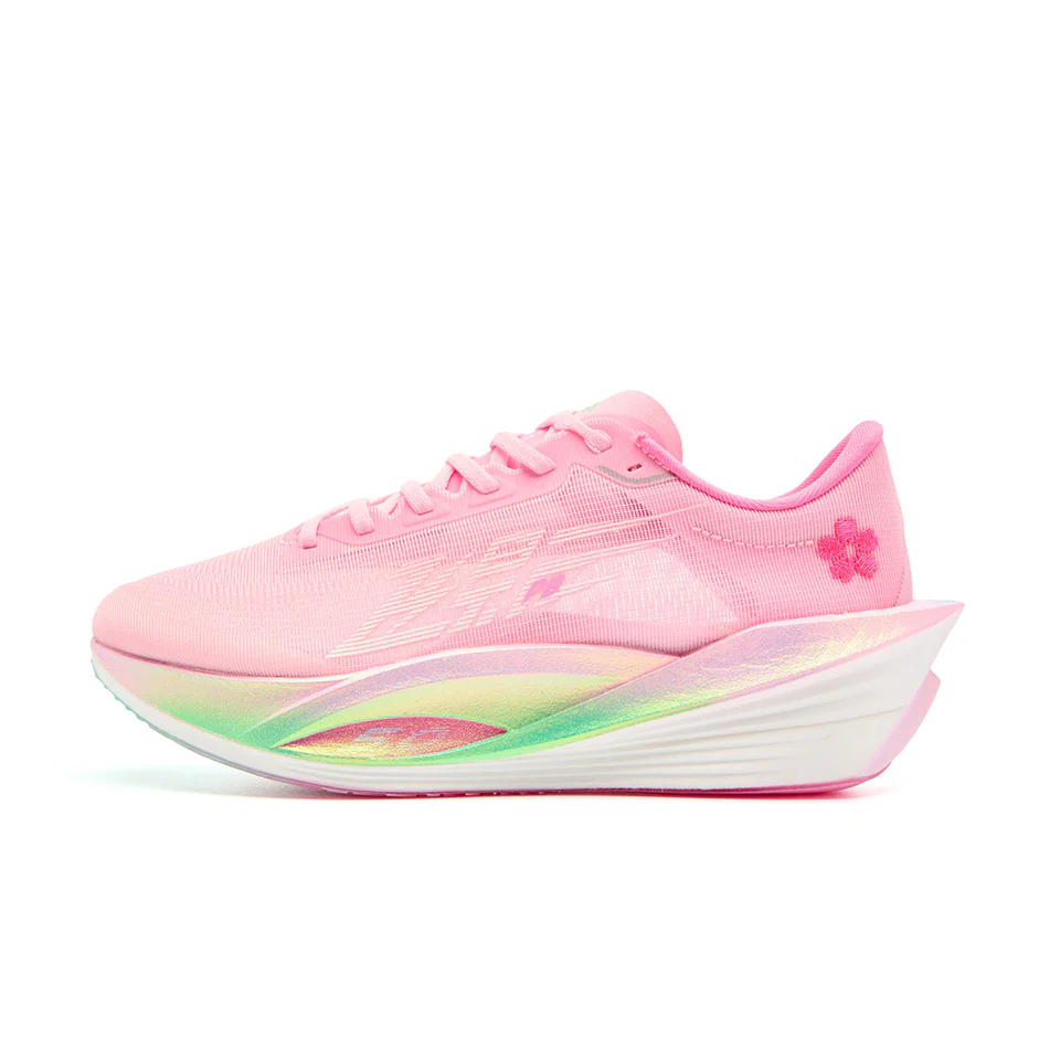 QIAODAN Feiying PB5.0 Running Shoes 'Cherry Blossom Pink Aurora Green'「Women」