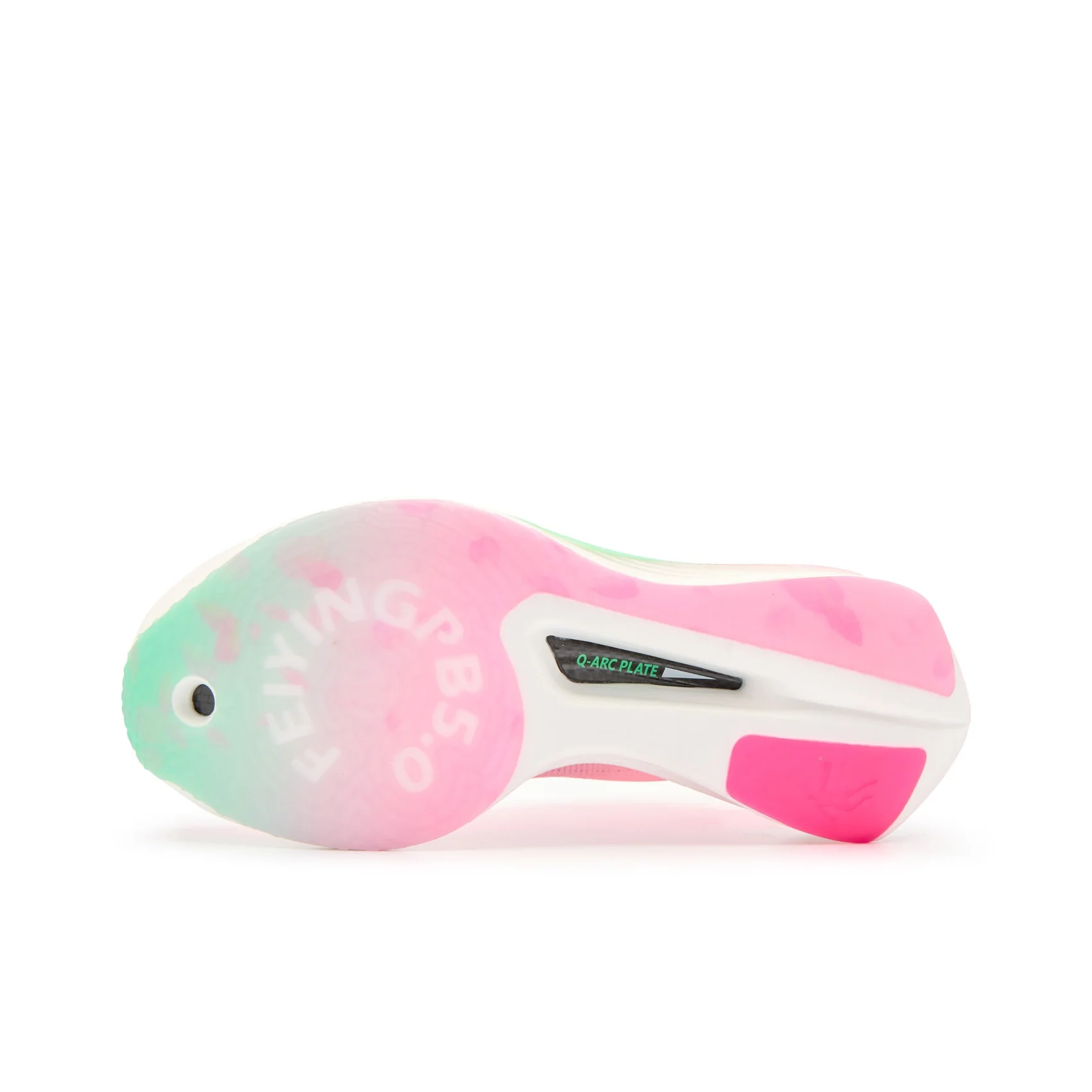 QIAODAN Feiying PB5.0 Running Shoes 'Cherry Blossom Pink Aurora Green'「Women」 - Image 5